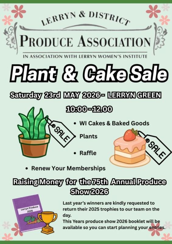 Plant and Cake Sale